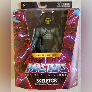Mattel Masters of the Universe Skeletor Vintage Collection Figure New Sealed